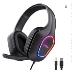 Auriculares gaming ligeros con iluminación LED Trust GXT 419 Rayne por 16.79€