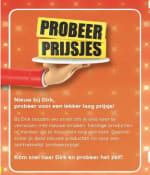 Tot 58% korting op nieuwe 'probeerprijsjes' bij Dirk