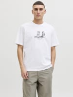 JACK&JONES JCODUST JJ PHOTO TEE SS CREW FST 3PK (maat L) voor €12 bij Bol
