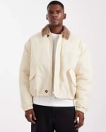 Chaqueta bomber ASOS DESIGN crema por 26.99€