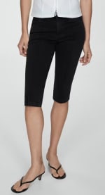 Jeans slim capri costuras decorativas por 2.99€