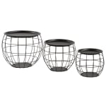 Kit 3 Mesitas de Centro Redondas Baloon Thinia por 17,98€