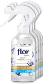 4 botes Flor Instant Perfume para la ropa, fragancia azul por 7.12€
