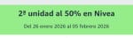 Segunda Unidad al-50% de Descuento en Nivea desde Amazon.