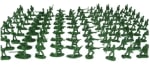 100 Uds juego militar soldados de juguete de plástico Mini Guerrero por 3,79€