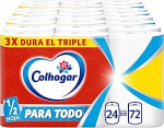 Colhogar Paratodo Rollos x24 Rollos para Cocina Multiusos y Absorbente por 26.93€