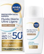 NIVEA SUN Fluido Diario con Color FPS 50+ 40 ml por 9.57€