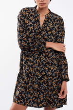 ASOS vestido evasé estampado flores negro por 2,99€