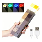 Lámpara Minecraft recargable por $112 en Mercado Libre