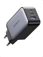 UGREEN Nexode 65W Cargador USB C Carga Rápida Múltiple Tipo C 3 Puertos por 18.79€