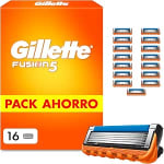 Gillette Fusion5 Cuchillas de Afeitar Hombre, Pack de 16 por 39.99€