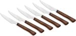Arcos Juego Chuleteros Mango Madera 110 mm por 17,59€ en Amazon