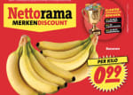 1 KG bananen voor €0,99 bij de Nettorama