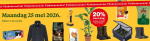 20% korting op 1 artikel naar keuze bij Welkoop op 25 mei alleen in de winkel
