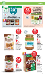 Pâte à tartiner bio Nocciolata Rigoni di Asiago (400 g) à 3,20€ chez Magasins U