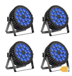 U'King 4 stuks 200 W LED party verlichting voor €131,39 dmv code bij Aliexpress