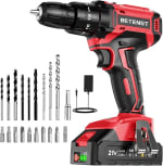 BETENST Taladro Atornillador a Batería 21V con Batería 2000mAh por 42,69€