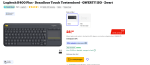 Logitech Touch Toetsenbord voor €28,90