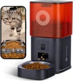 MOLLY&CODY FT-21C-B distributeur croquettes 6 L avec caméra pour 57€ chez Amazon