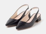 Zapatos de tacón destalonado de mujer TEX color negro por 12.99€