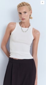 Top canalé algodón por 4.99€.