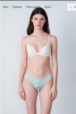 Tanga en dentelle Sweet à 5€