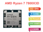 AMD Ryzen 7 7800X3D AM5 8 Núcleos 16 Hilos hasta 5.0GHz 96MB Caché por 200.84€