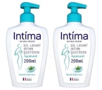 Lot de 2 Gels Intime Apaisant Intima à l'Aloe Vera à 6,16€