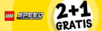 2+1 gratis op LEGO Speed Champions bij Intertoys