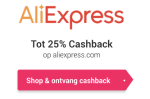 Tot 25% cashback bij Aliexprees via CashbackXL