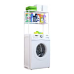 Estantería Metálica Blanca para Baño con 2 Baldas por 12.94€