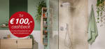 Tot €100 cashback op GROHE douchesysteem, inbouwdouches, renovaiesets en thermostaten
