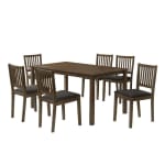 Comedor Alaska 6 personas Nogal por $3,499 | Oferta Elektra