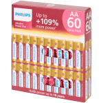 Pilas Philips AA 60 uds. marca Philips por 9.95€ tiendas físicas