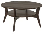 JAKOBSFORS Mesa de centro marrón oscuro 80 cm por 95,00€