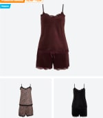Pijama corto de canalé por 4.99€