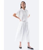 Falda de algodón bordada con botones dexmujer TEX por 5.99€.