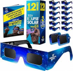 10 Gafas Eclipse Solar Homologadas ISO 12312-2 Con 2 Lentes móvil por 8.54€
