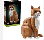 Lego Ideas Oranje kat met gratis Lego schattige paashaas voor €89,99 bij Intertoys