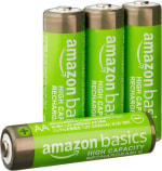 Lot de 4 piles rechargeables AA Amazon Basics 2400 mAh pour 6,29€ chez Amazon