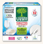 L'Arbre Vert Tout en 1 — boîte de 32 tablettes pour 6,99€