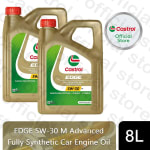 Castrol Edge 5W-30 M Car Engine Oil Fully Synthetic, 8 Litres (2 X 4L) - With Code -