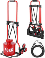 YEAUPE PRO Carretilla Plegable para Subir Escaleras (50 kg) por 29,99€ en Amazon