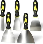 5 Pcs Wallpaper / Paint Scrapers, 1/2/3/4/5 Inch Stainless Steel. Sold by MKSCXJS FBA