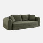 Canapé compressé convertible 3 places bouclette texturée pour 349,99€ chez Sweeek