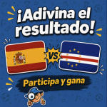Sorteo Tarjeta Regalo Amazon 20€ si adivinas resultado España - Cabo Verde