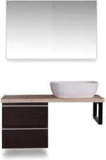 Wiesbaden Modul wastafelblad 100x46x3.6cm licht eiken voor €99,99 bij Bol