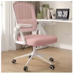 Silla de oficina ergonómica respaldo medio y brazos abatibles por 42.05€