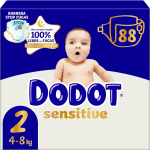 Dodot Sensitive Talla 2, 88 pañales por solo 29,87€