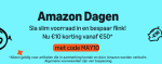 €10 korting bij besteding vanaf €50 bij Amazon